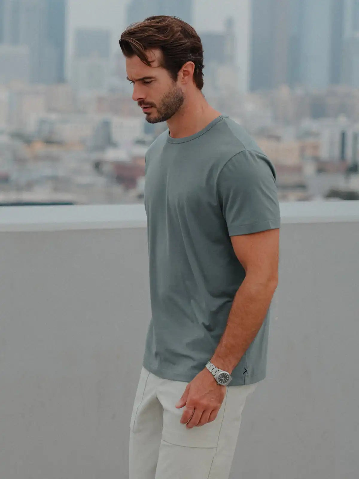 AO Forever Tee | White Classic-Fit PYCA Pro®