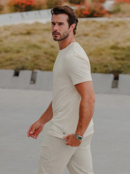 AO Forever Tee | White Classic-Fit PYCA Pro®