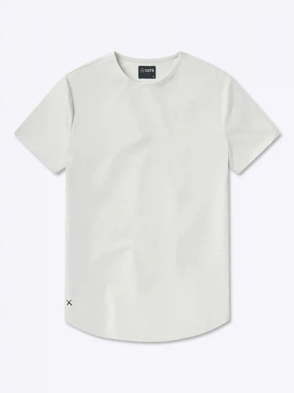 AO Curve-Hem Tee | White Signature-fit PYCA Pro®