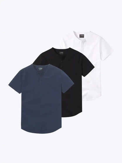 AO Henley Tee 3-Pack