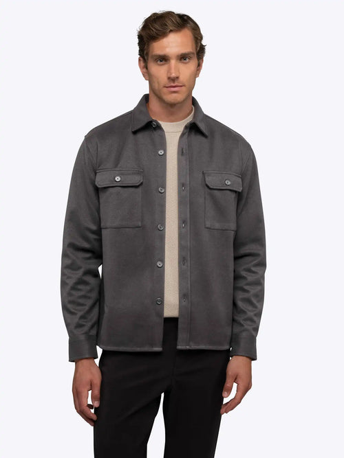 District Heavyweight Overshirt | Asphalt Classic-Fit