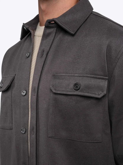 District Heavyweight Overshirt | Asphalt Classic-Fit