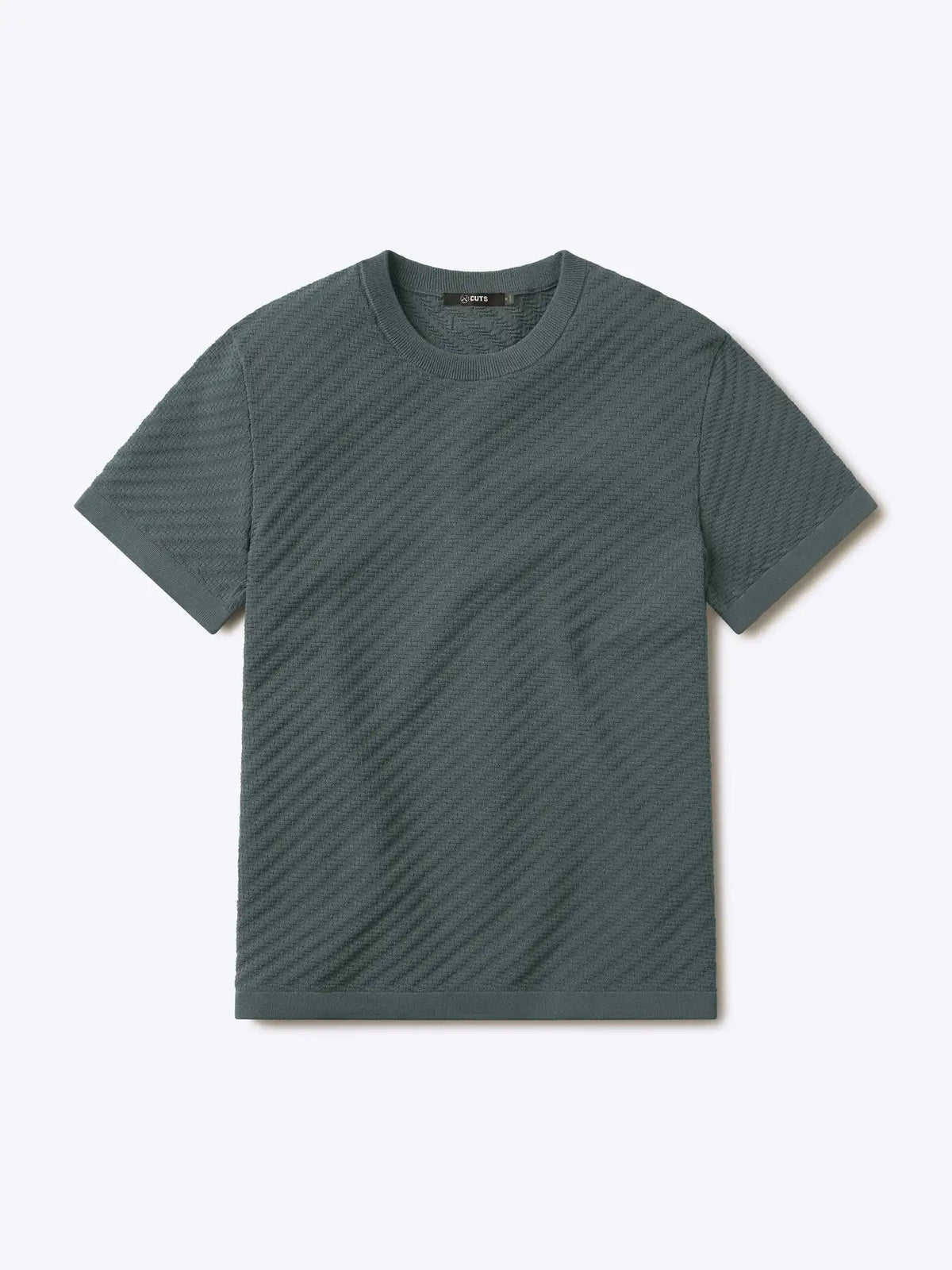 Riviera Knit Textured Tee | Sand Dune Signature-Fit