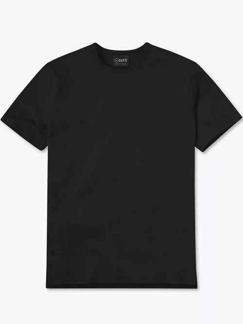 AO Split-Hem Tee | Black Signature-fit PYCA Pro®