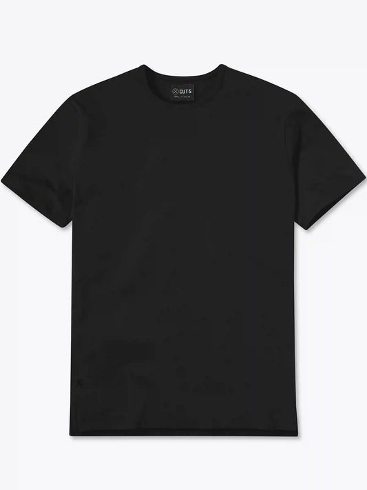 AO Split-Hem Tee | Black Signature-fit PYCA Pro®