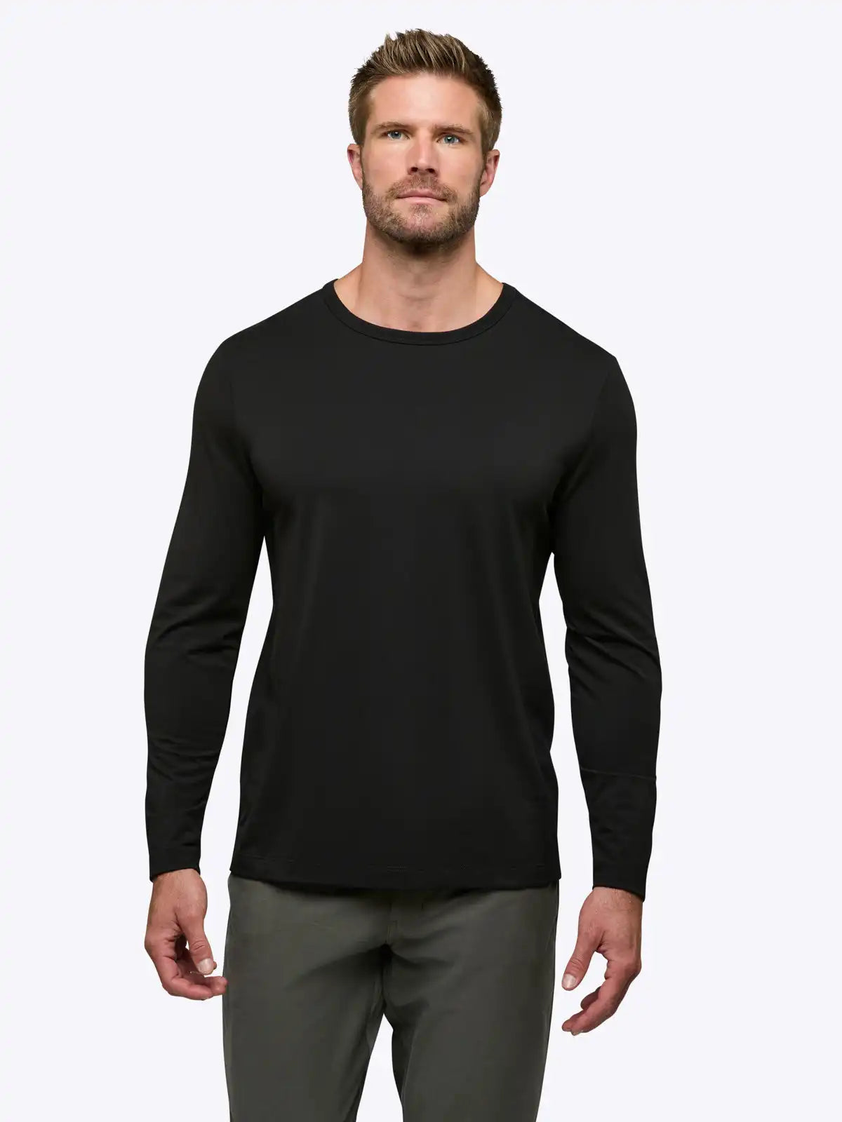 AO Forever Long Sleeve Tee | White Classic-Fit PYCA Pro®
