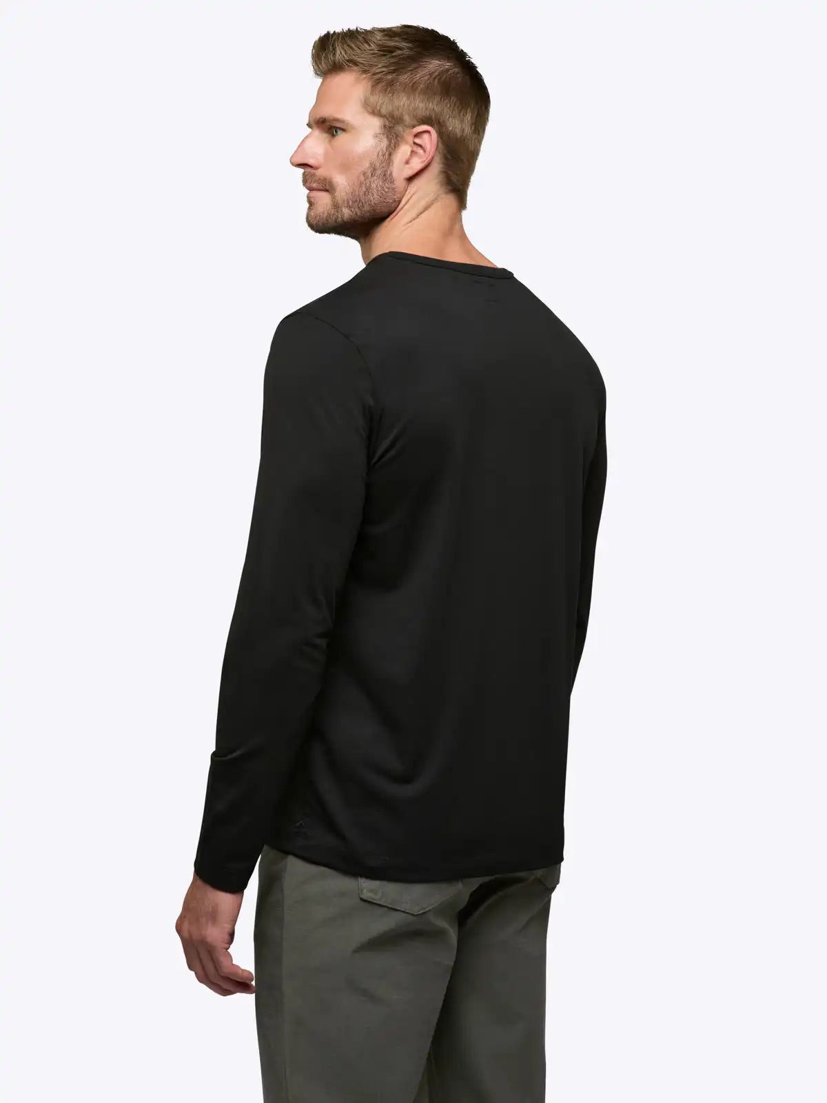 AO Forever Long Sleeve Tee | White Classic-Fit PYCA Pro®