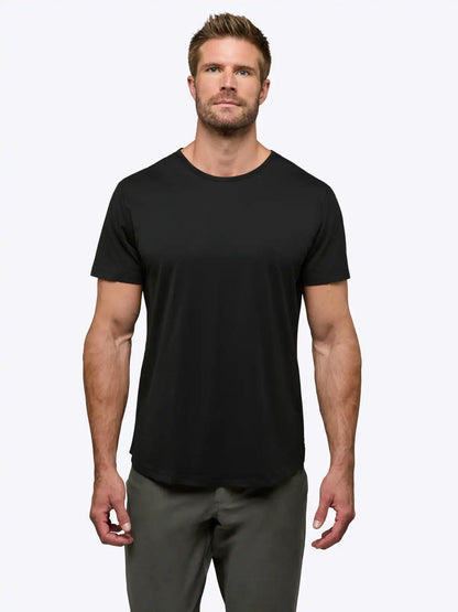 AO Curve-Hem Tee | White Signature-fit PYCA Pro®