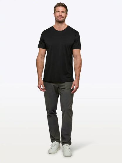 AO Split-Hem Tee | Black Signature-fit PYCA Pro®