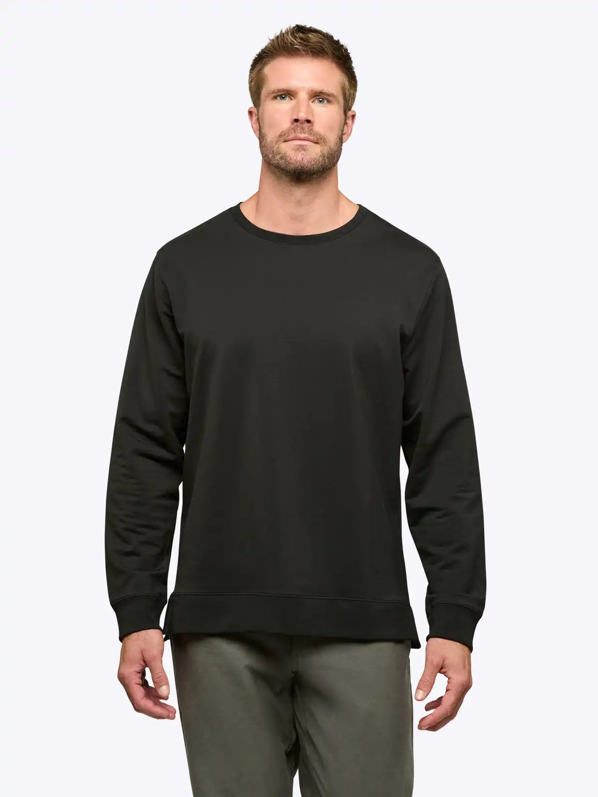 Hyperloop Pullover Split-Hem | Heather Grey Signature-fit