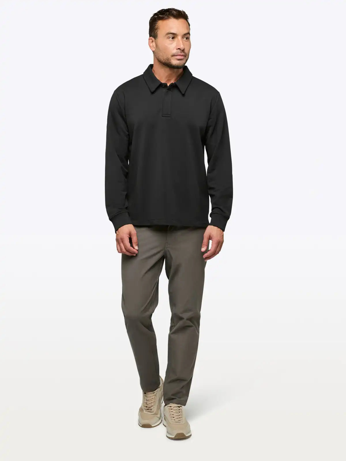 Hyperloop Rugby Polo | Ivory Signature-Fit
