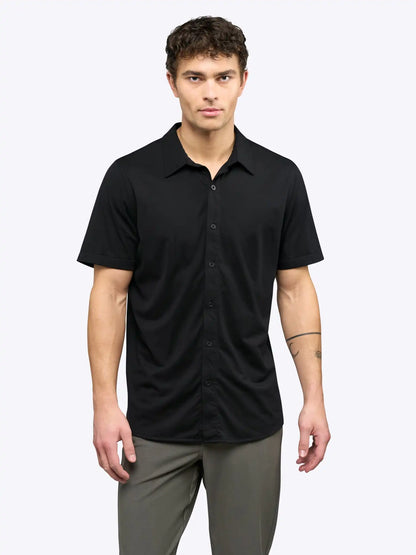 AO Button Up | Black Signature-Fit PYCA Pro®