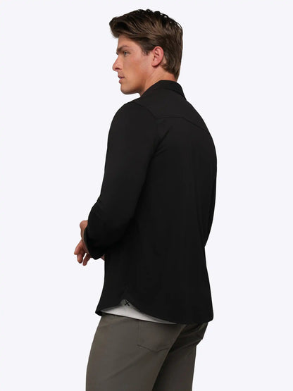 AO Long Sleeve Button Up | White Signature-Fit PYCA Pro®