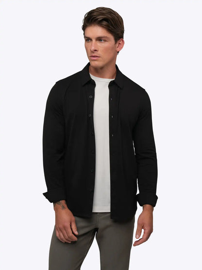 AO Long Sleeve Button Up | White Signature-Fit PYCA Pro®