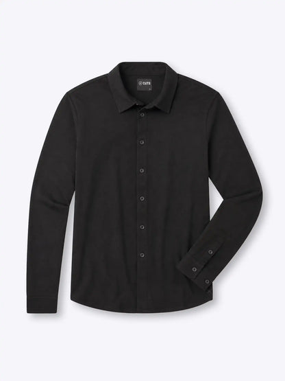 AO Long Sleeve Button Up | White Signature-Fit PYCA Pro®