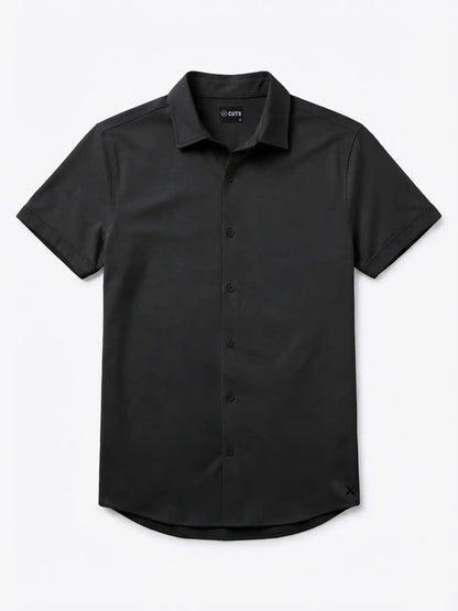 AO Button Up | Black Signature-Fit PYCA Pro®