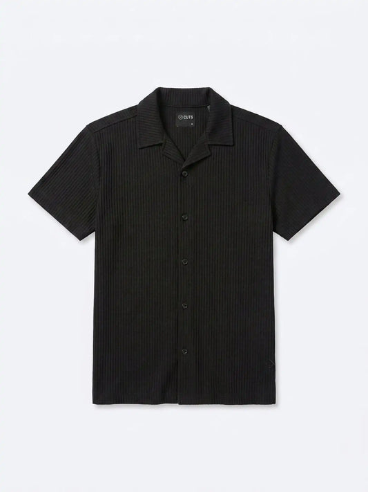 Capri Camp Collar | Black Signature-Fit