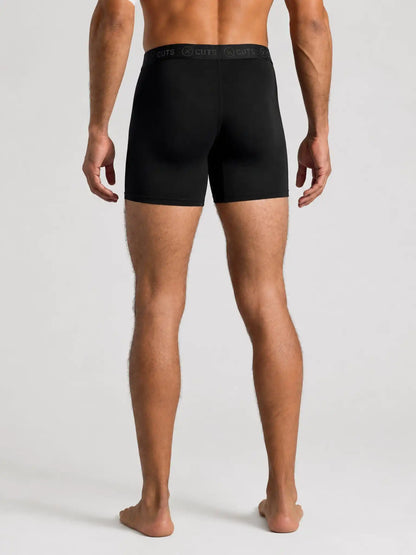 Organic Cotton Boxer Brief 6-Pack | Black