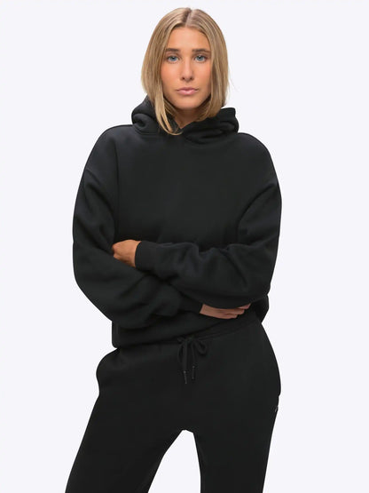Divine Fleece Oversized Hoodie | Parchment
