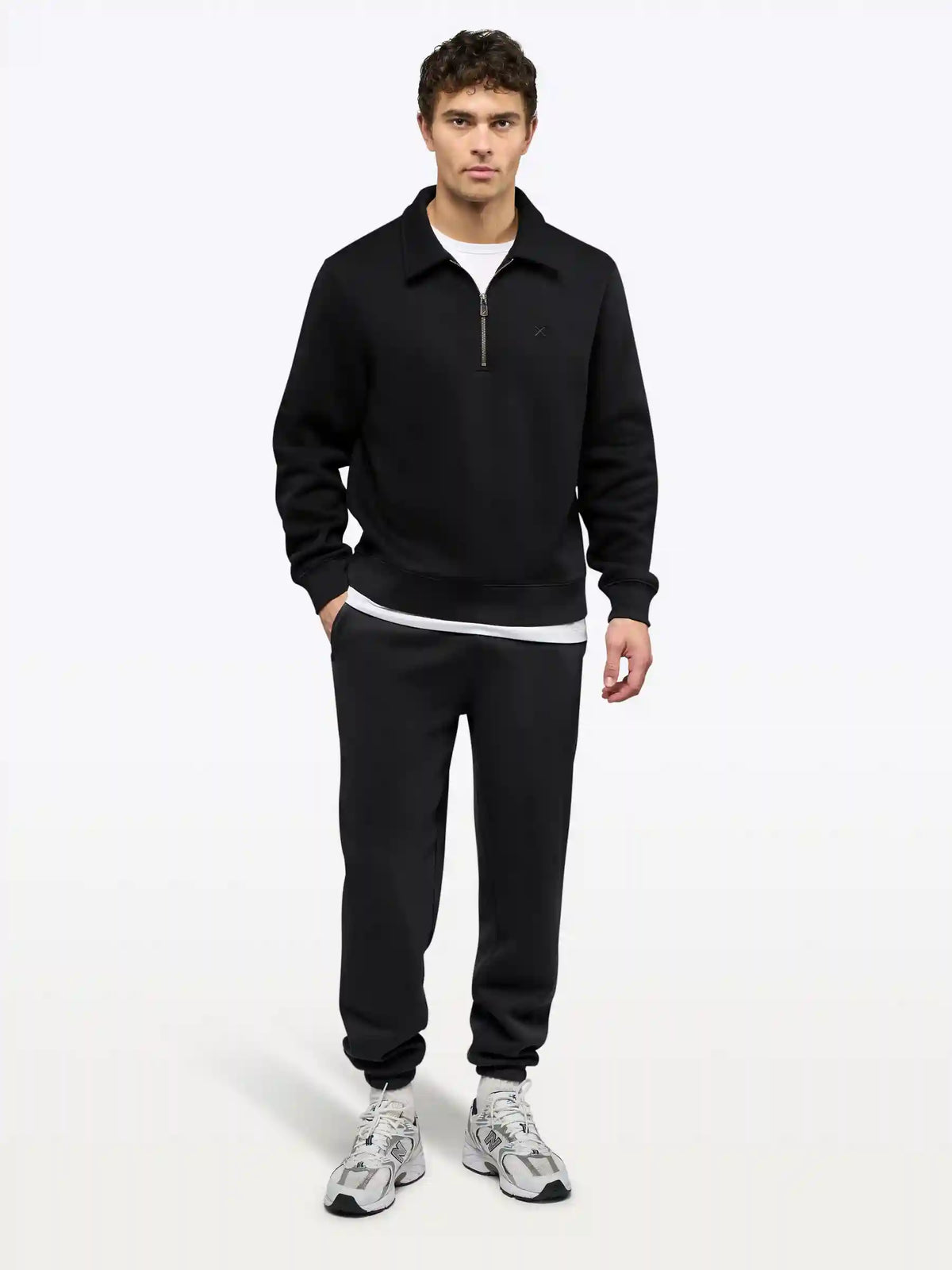 Divine Fleece Q-Zip | Obsidian Classic-fit