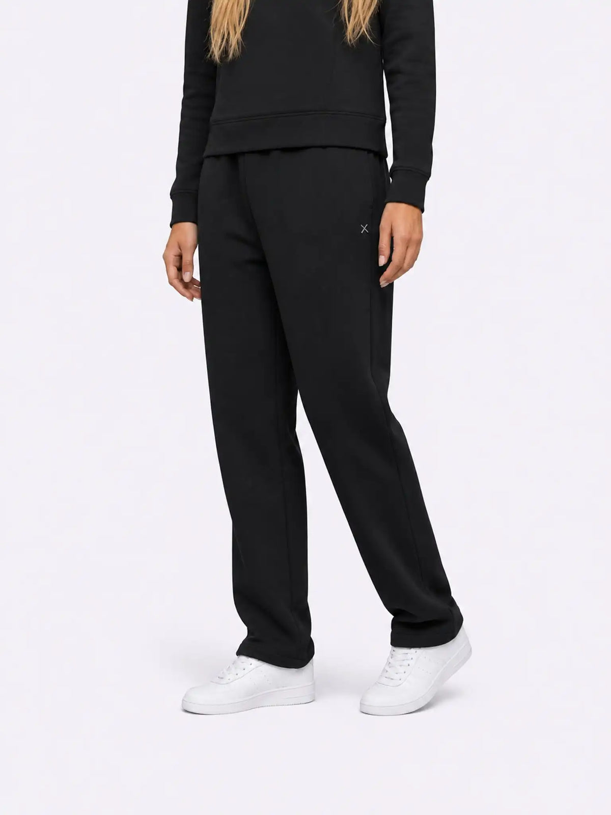 Divine Fleece Oversized Straight-Leg Sweatpant | Parchment