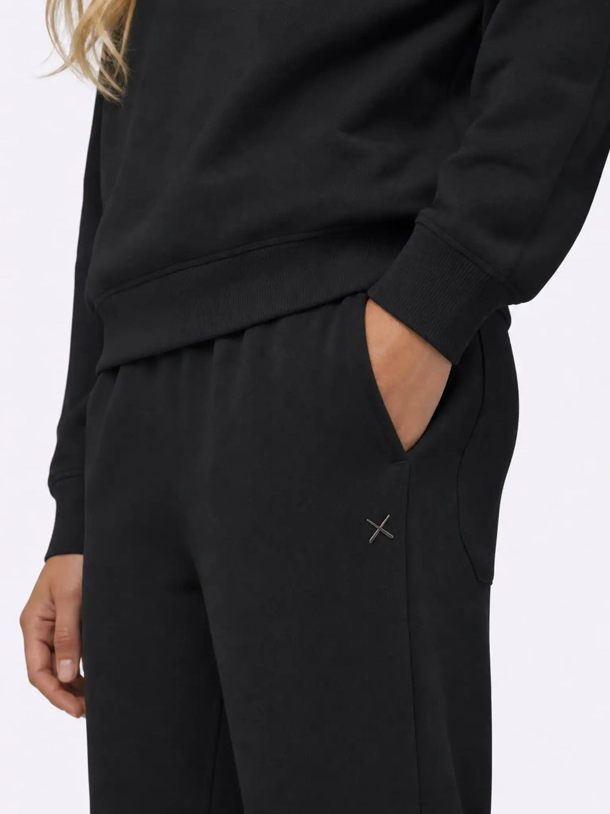 Divine Fleece Oversized Straight-Leg Sweatpant | Parchment