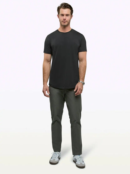 Featherlight Pima Tee | Ocean Storm Signature-fit