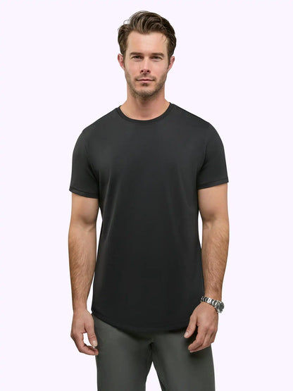 Featherlight Pima Tee | Ocean Storm Signature-fit