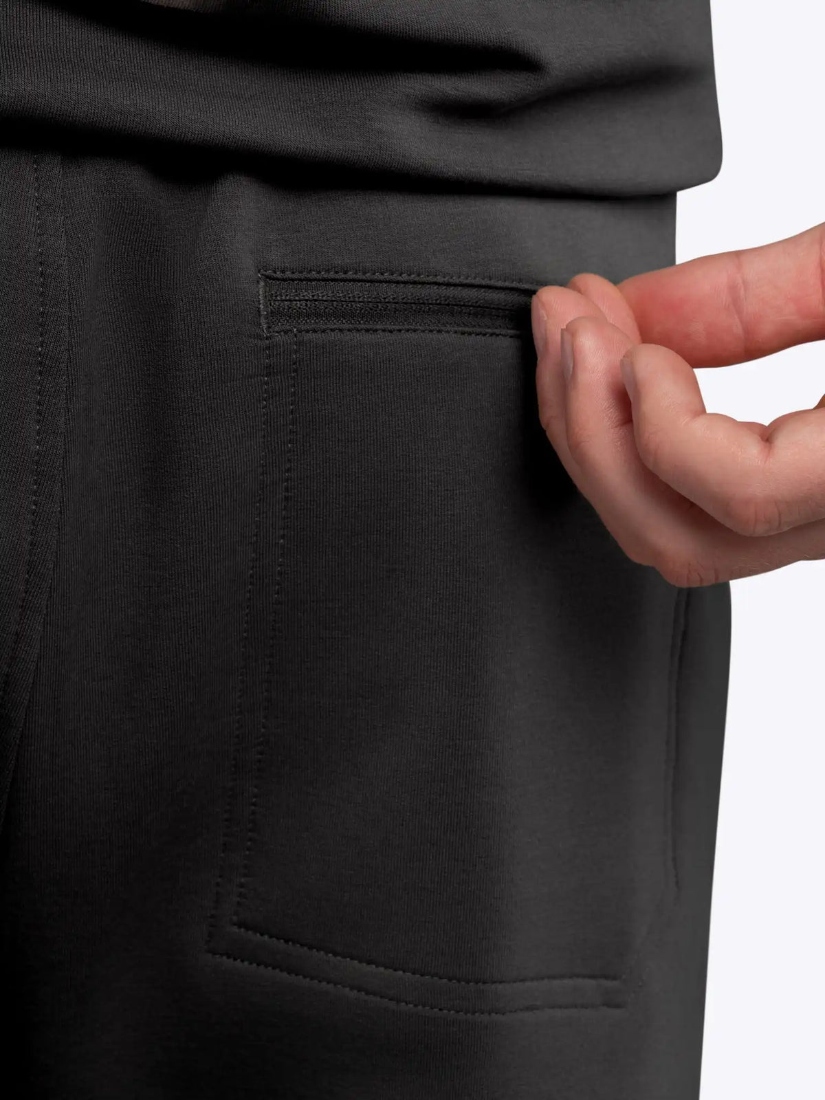 Hyperloop Straight-Leg Sweatpant | Charcoal Slim-fit