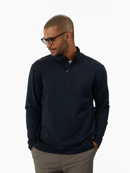 Crossover Fleece Q-Zip | Black Signature-Fit