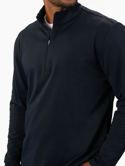 Crossover Fleece Q-Zip | Black Signature-Fit