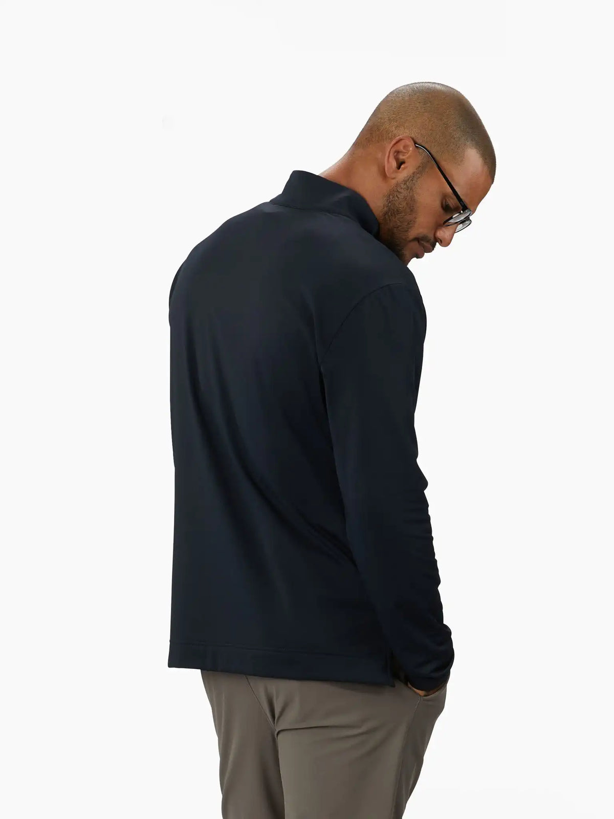 Crossover Fleece Q-Zip | Black Signature-Fit
