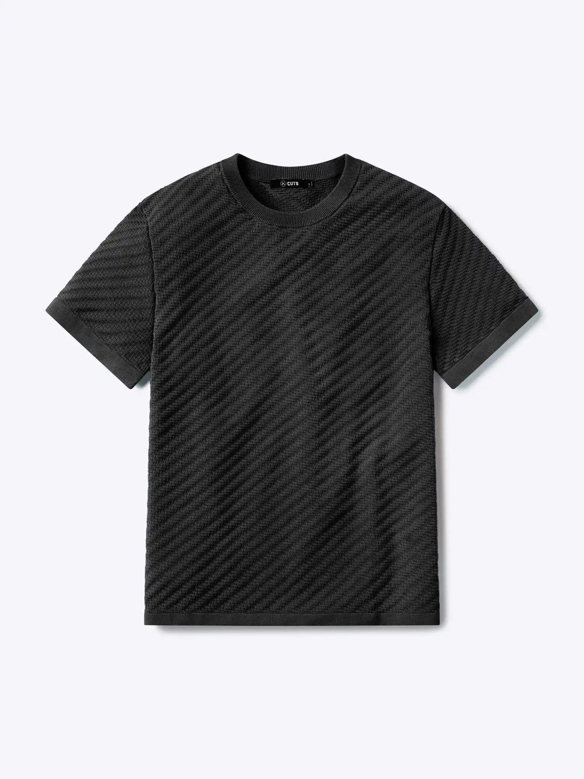 Riviera Knit Textured Tee | Sand Dune Signature-Fit