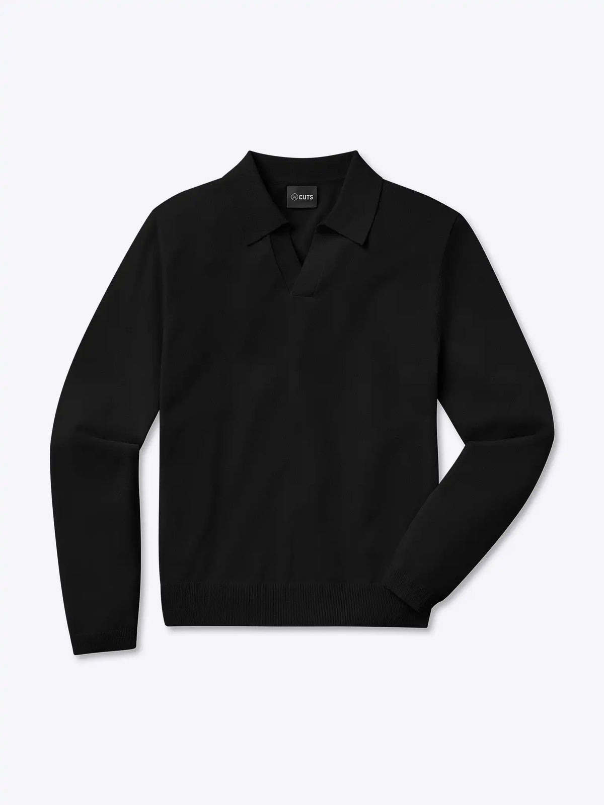 Riviera Knit Long Sleeve Polo | Merlot Signature-Fit