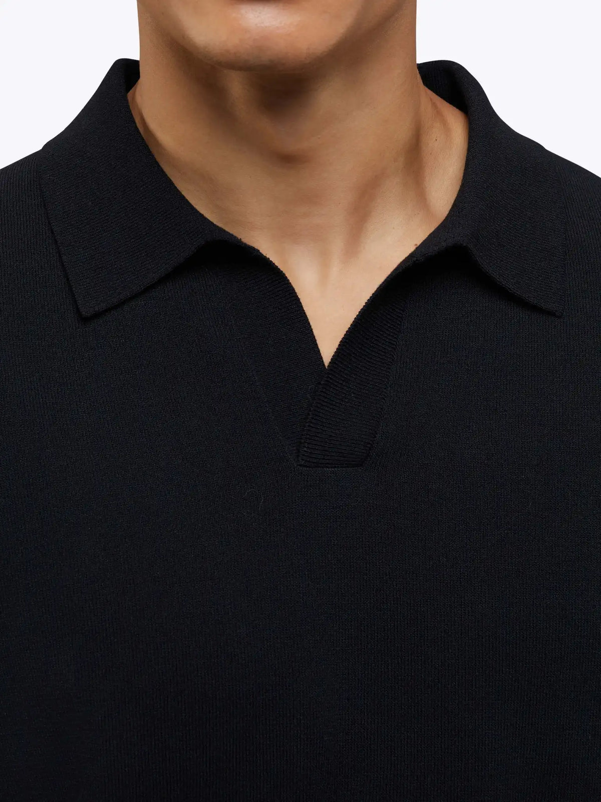Riviera Knit Long Sleeve Polo | Merlot Signature-Fit