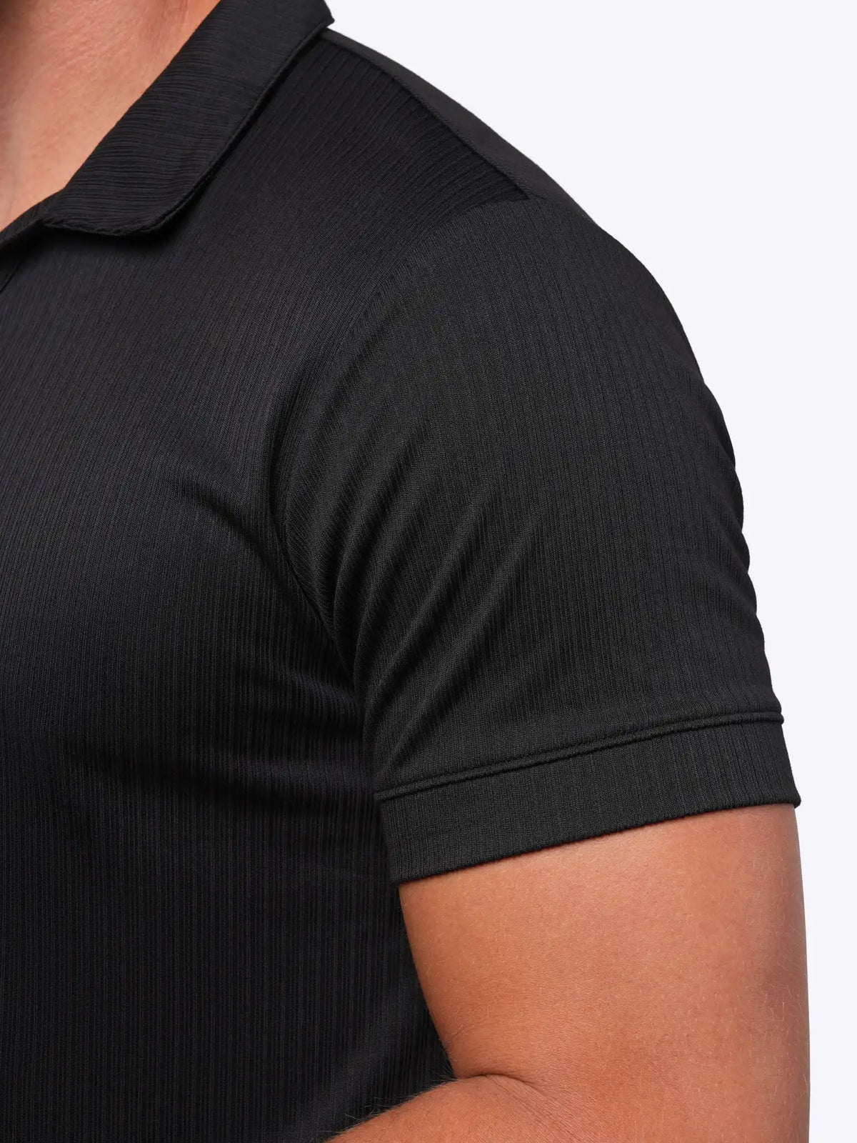 SoHo Ribbed Polo | Pacific Blue Signature-Fit