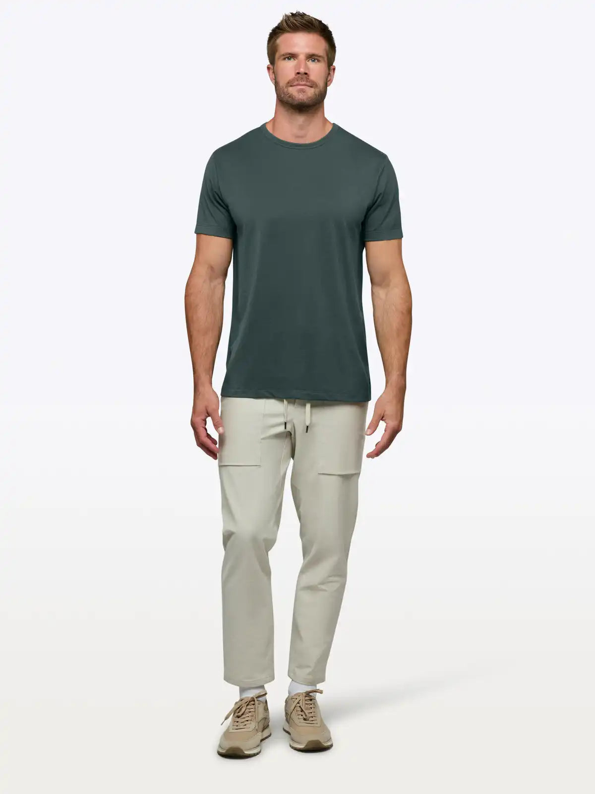 AO Forever Tee | White Classic-Fit PYCA Pro®