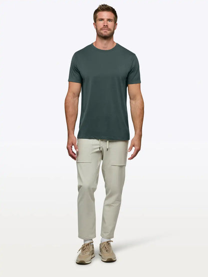 AO Forever Tee | White Classic-Fit PYCA Pro®