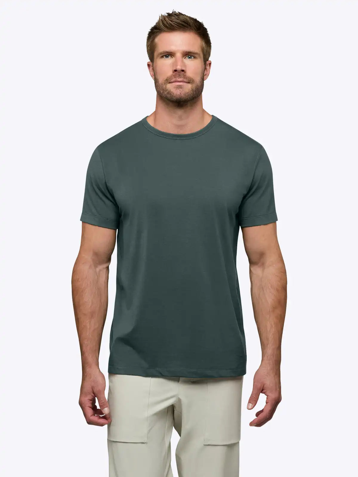 AO Forever Tee | White Classic-Fit PYCA Pro®