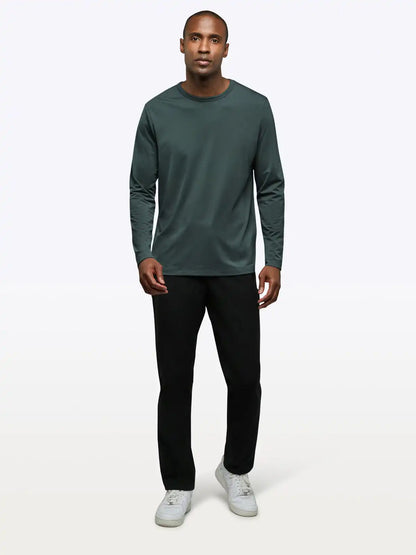 AO Forever Long Sleeve Tee | White Classic-Fit PYCA Pro®