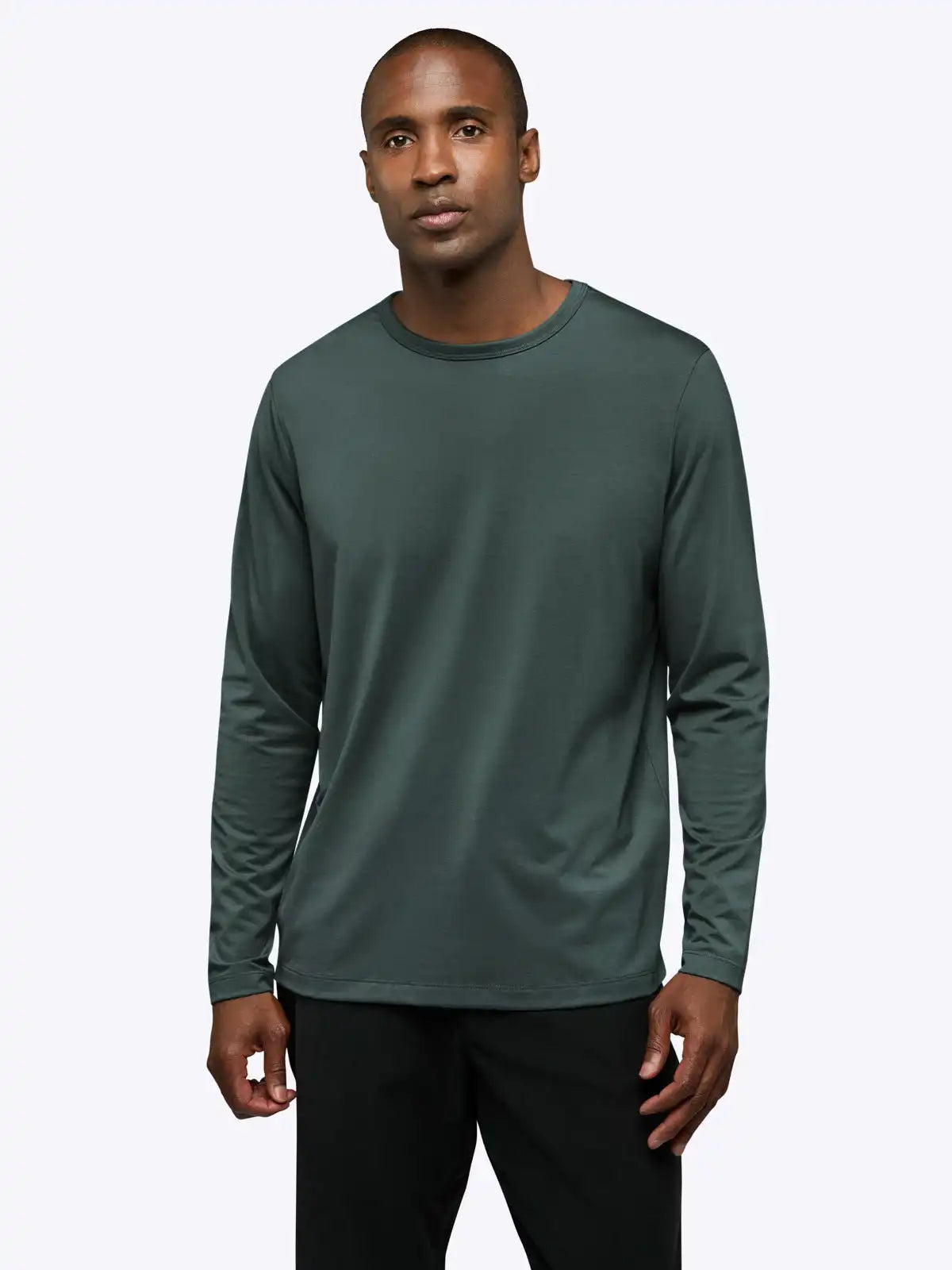 AO Forever Long Sleeve Tee | White Classic-Fit PYCA Pro®