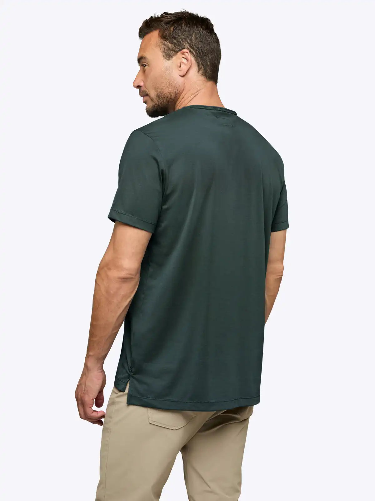 AO Split-Hem Tee | Black Signature-fit PYCA Pro®
