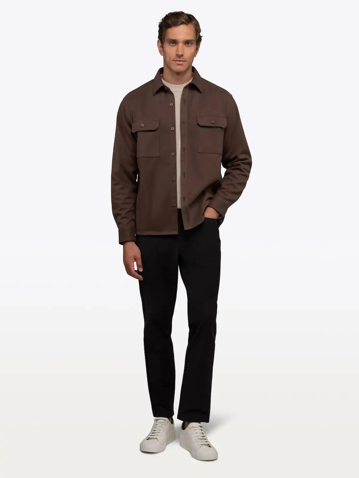 District Heavyweight Overshirt | Asphalt Classic-Fit