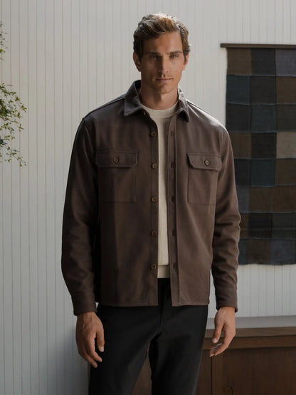 District Heavyweight Overshirt | Asphalt Classic-Fit