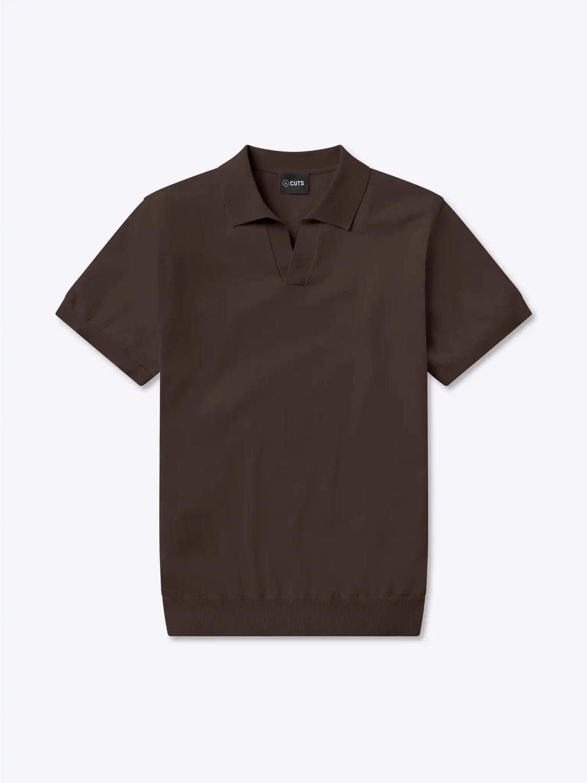 Riviera Knit Polo | Black Signature-Fit