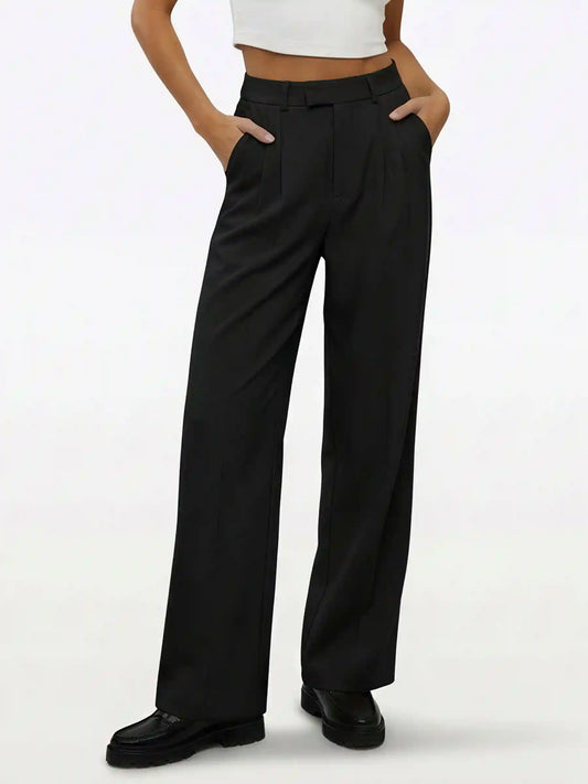 Essential Pant | Black Relaxed-fit