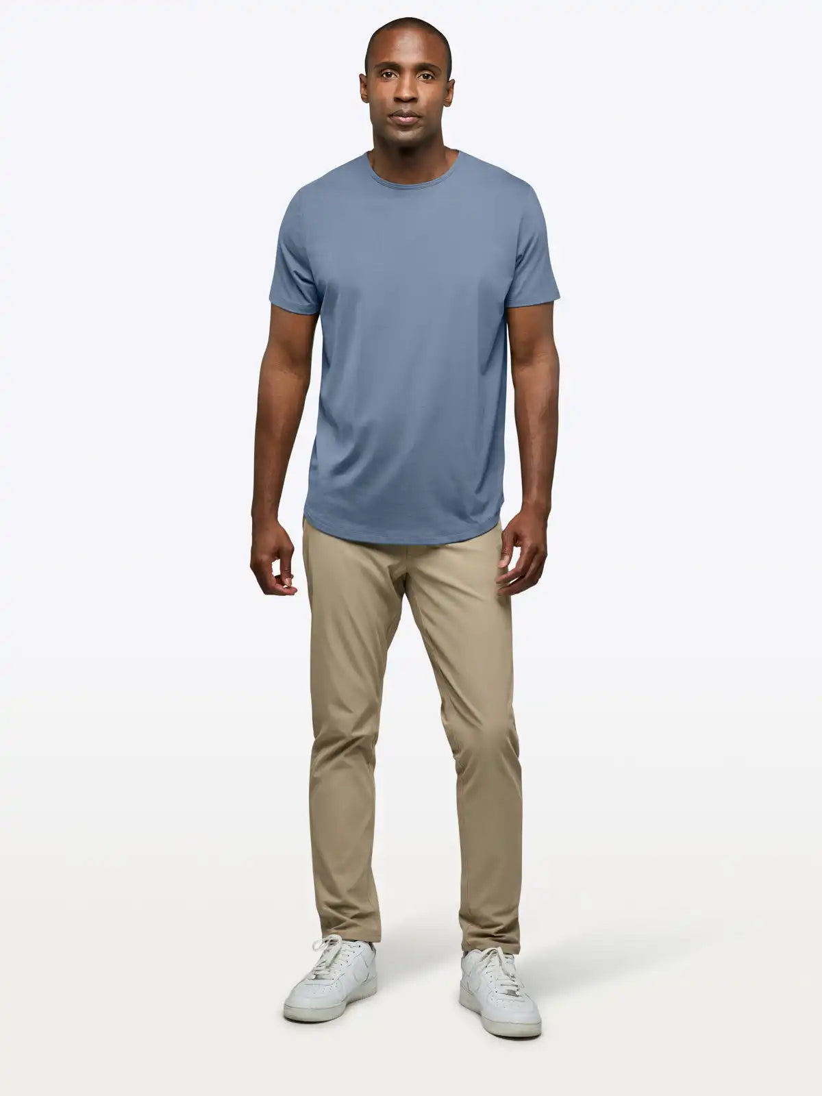 AO Curve-Hem Tee | White Signature-fit PYCA Pro®