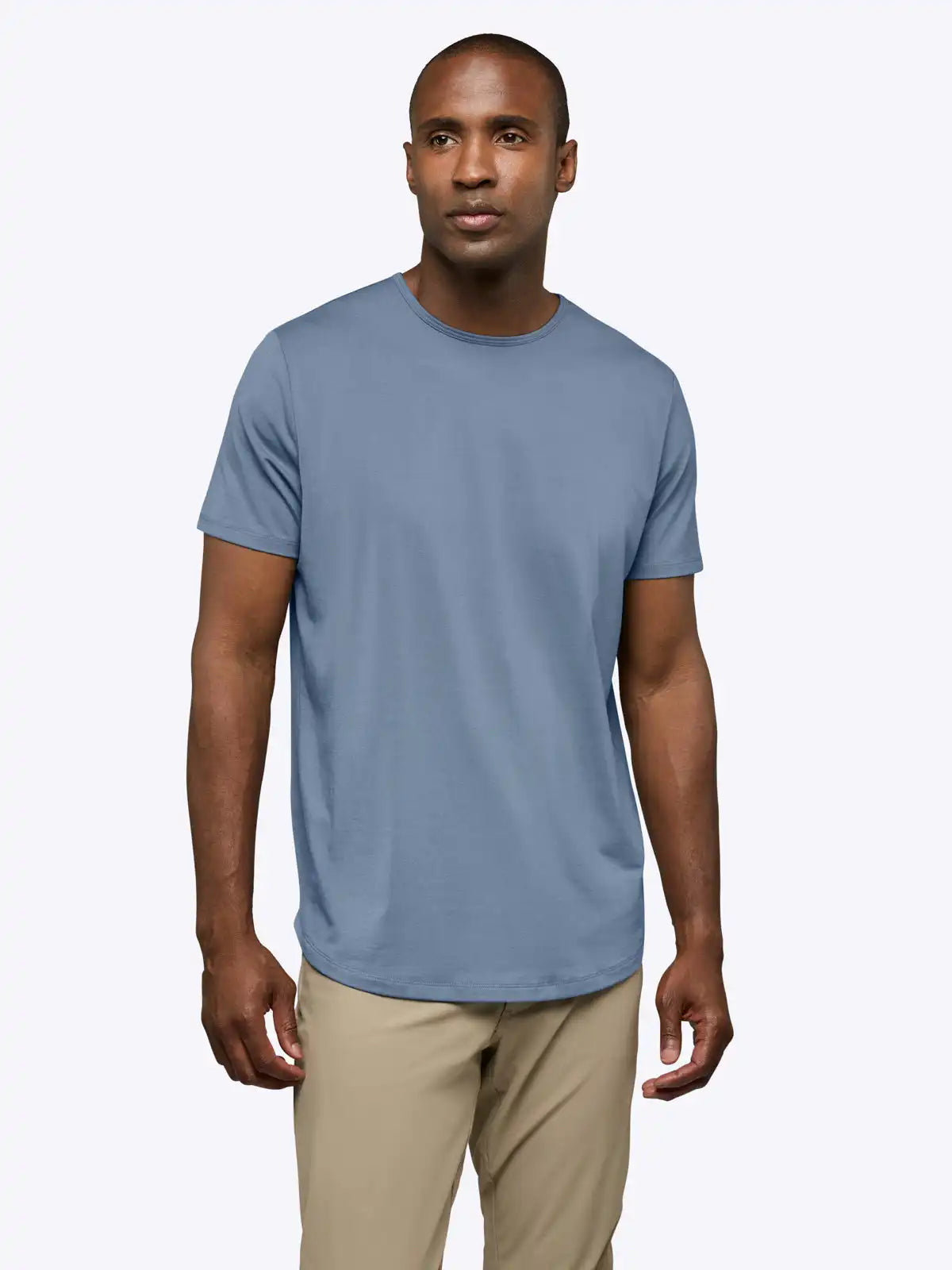 AO Curve-Hem Tee | White Signature-fit PYCA Pro®