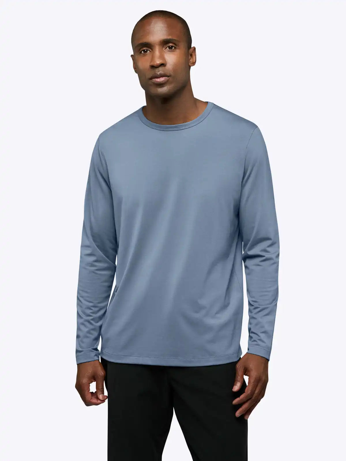 AO Forever Long Sleeve Tee | White Classic-Fit PYCA Pro®