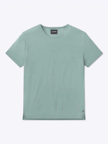 AO Split-Hem Tee | Black Signature-fit PYCA Pro®